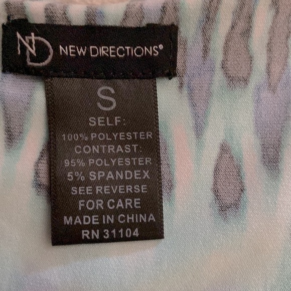 Sale! New Directions Shades of Blue Sleeveless Womens Top - EUC -Size S - Picture 5 of 6